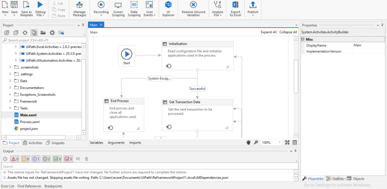 UiPath - A Complete Guide To Re-Framework - HashStudioz