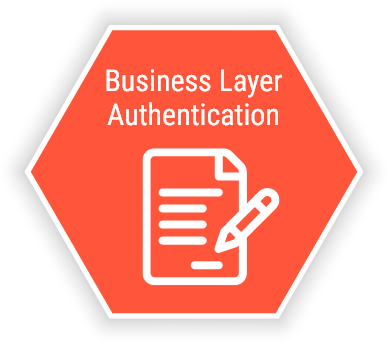 Business layer authentication